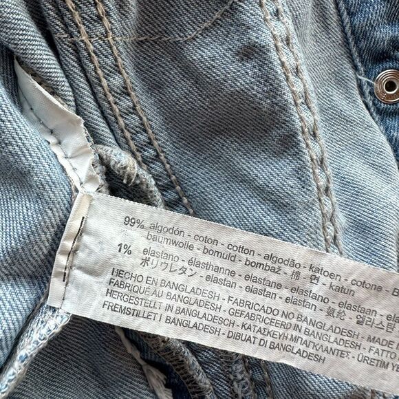 Zara 2/3 Girls Light Wash Denim Jean  Jacket - Picture 6 of 6